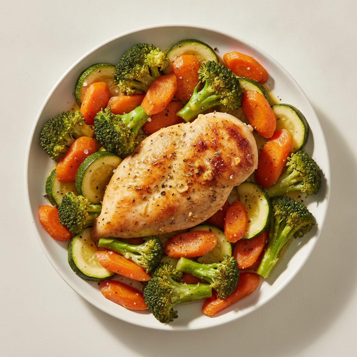 Lemon Herb Roasted Chicken and Vegetables