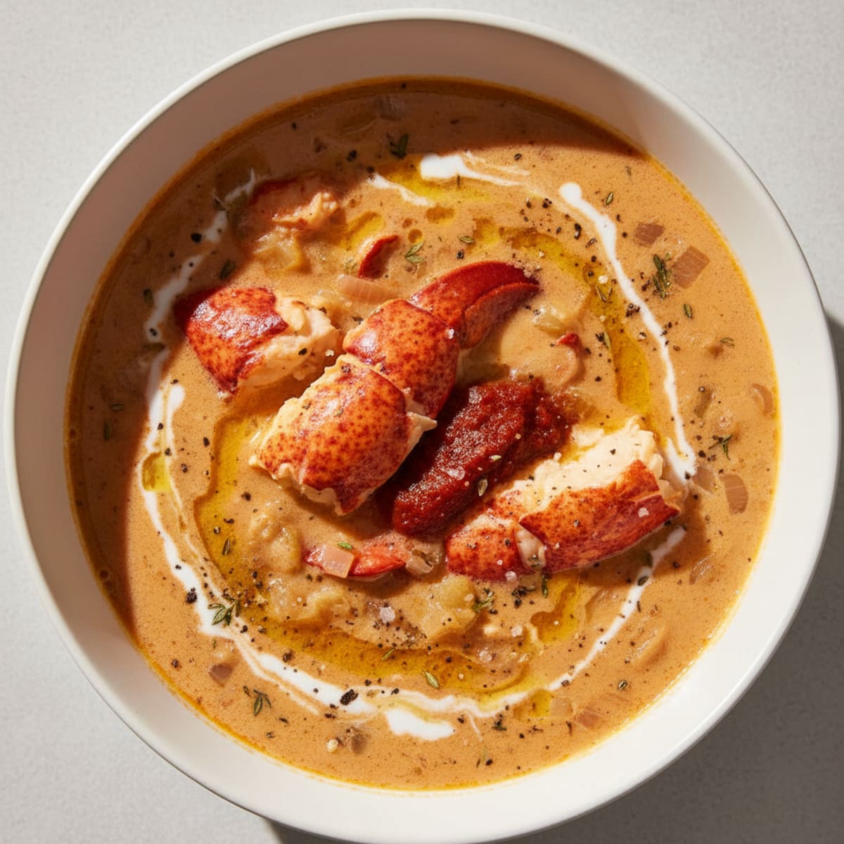 Buttery Lobster Bisque