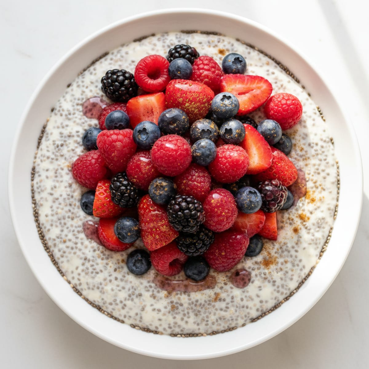 Chia Seed Pudding with Berries