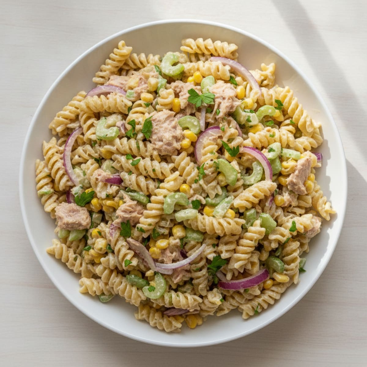 Tuna and Sweetcorn Pasta Salad