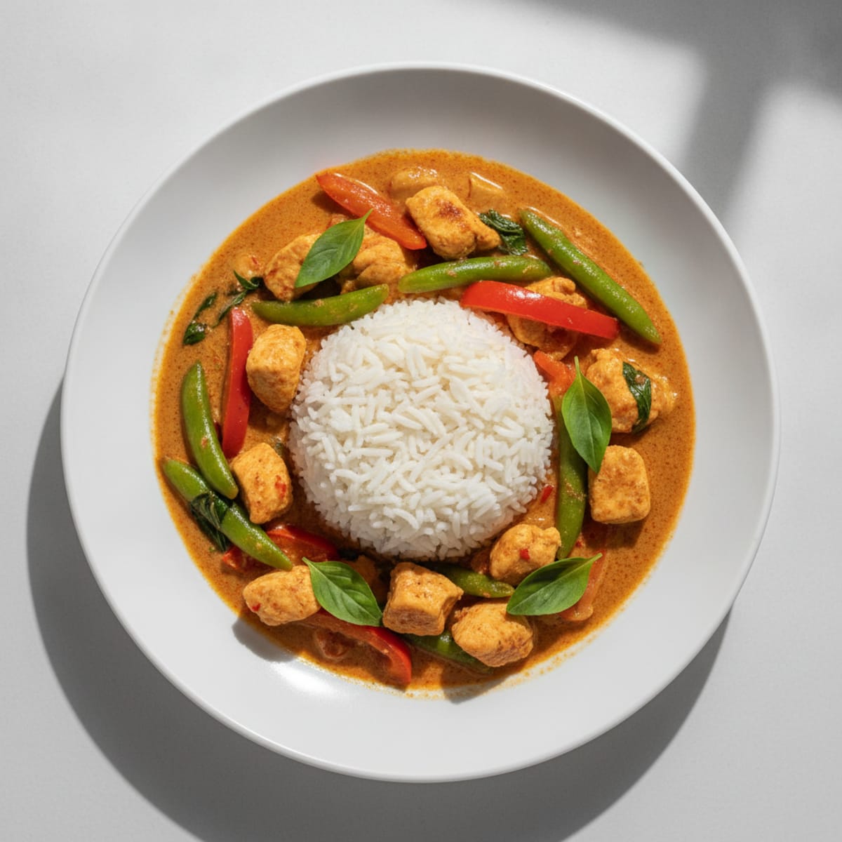 Thai Red Chicken Curry with Jasmine Rice