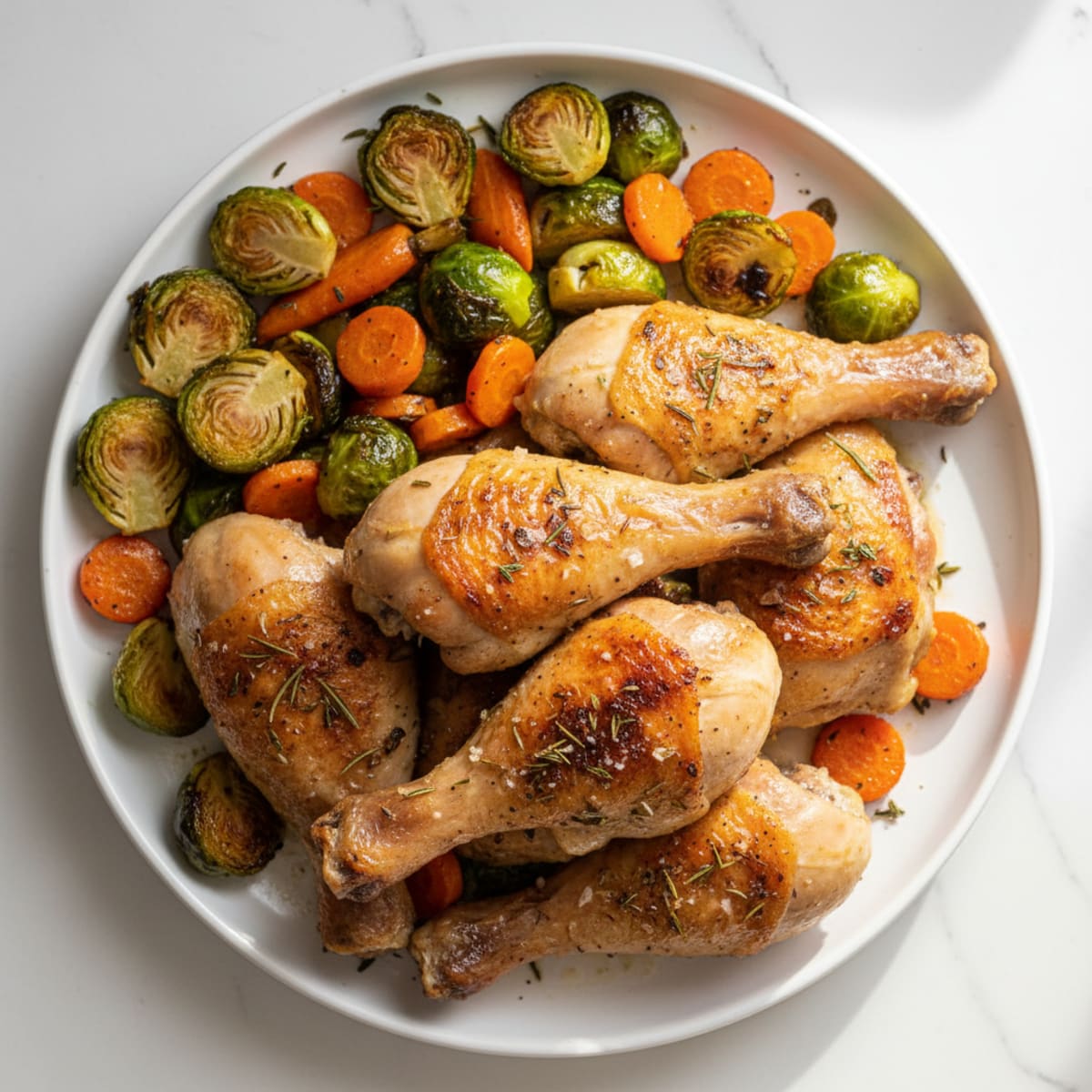 Roasted Chicken Legs with Herbs