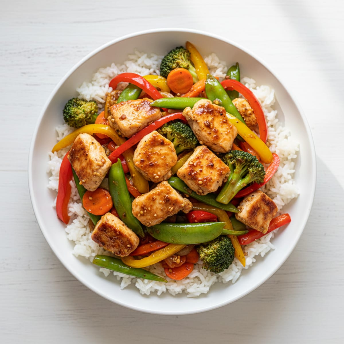 High-Protein Chicken and Vegetable Stir-Fry