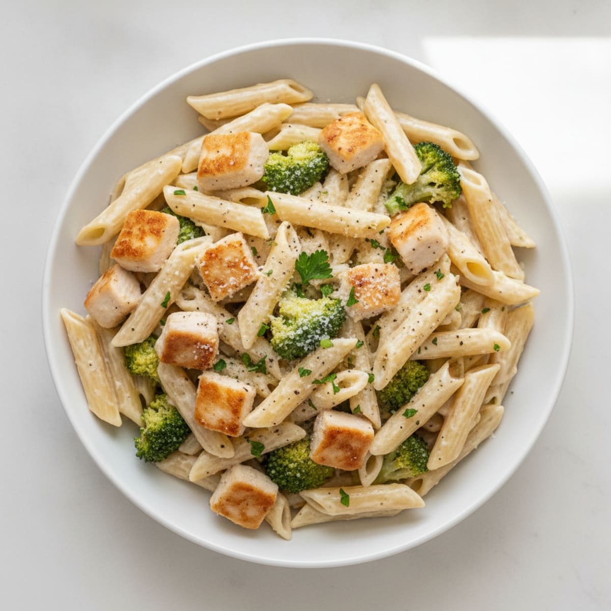 Creamy Chicken Alfredo Pasta