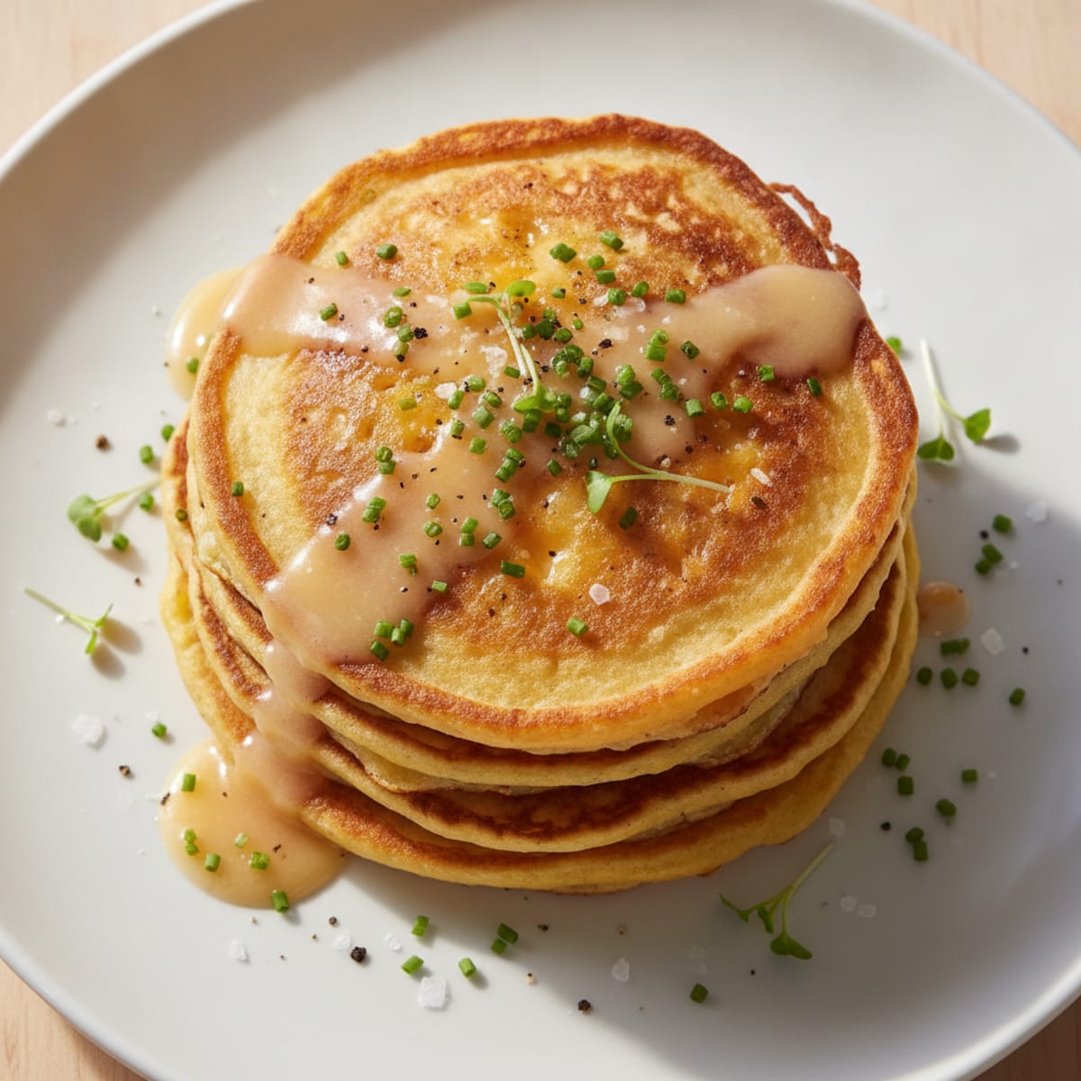 Cheddar Gluten-Free Pancakes