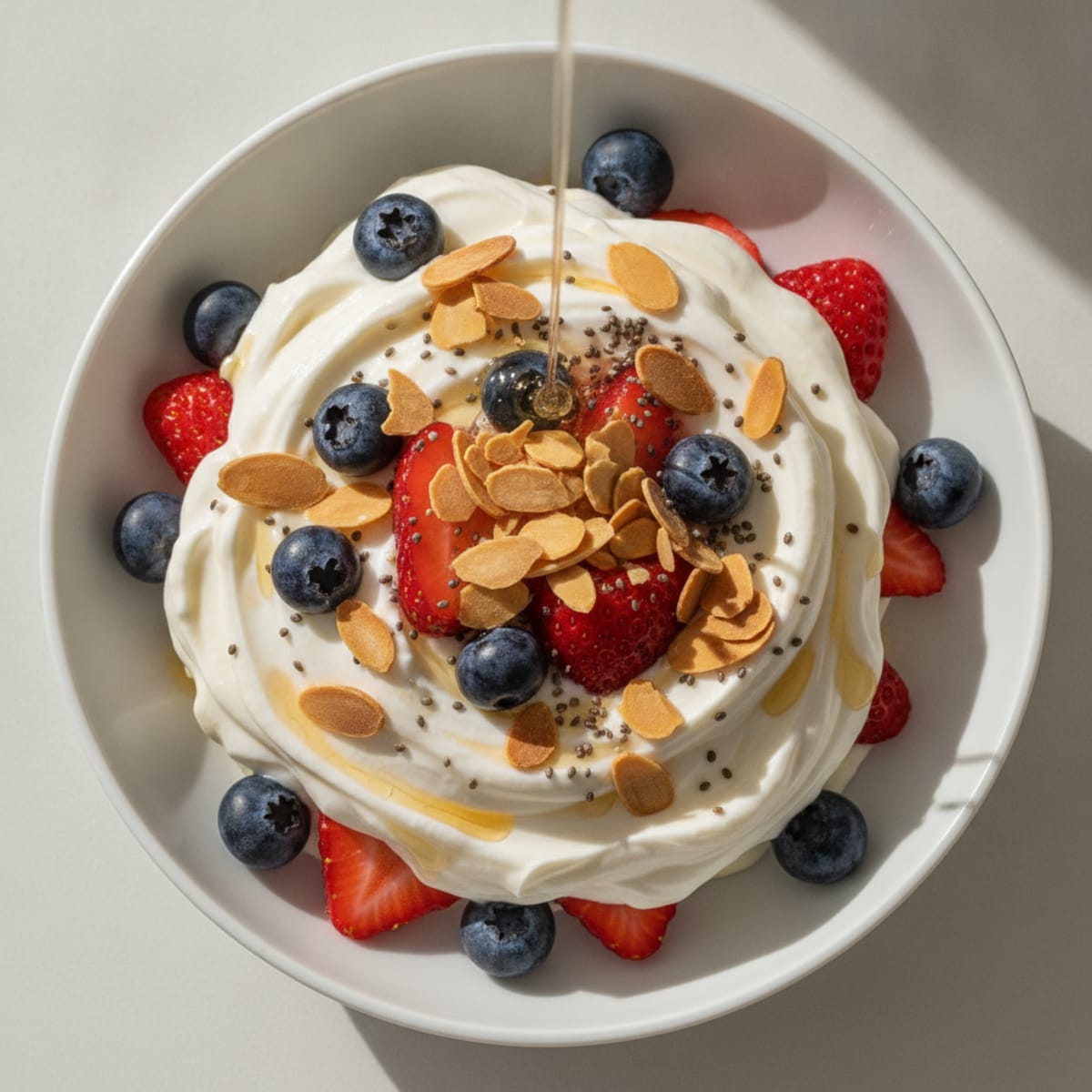Silky Greek Yogurt Parfait with Vanilla Protein and Berries