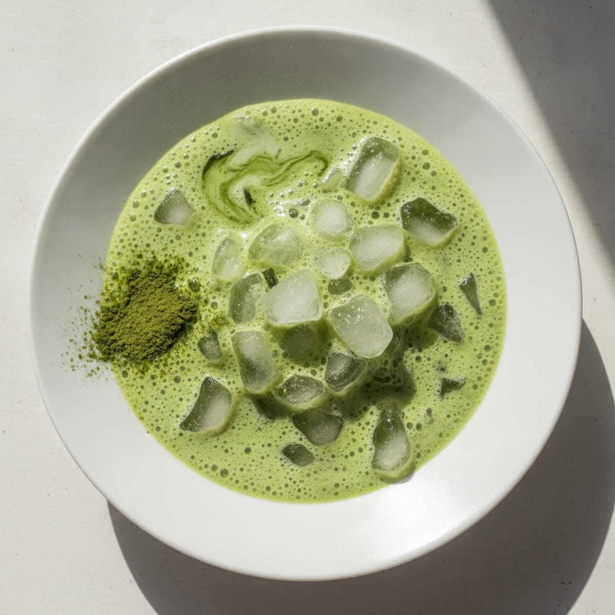 Vanilla Protein Iced Matcha Latte