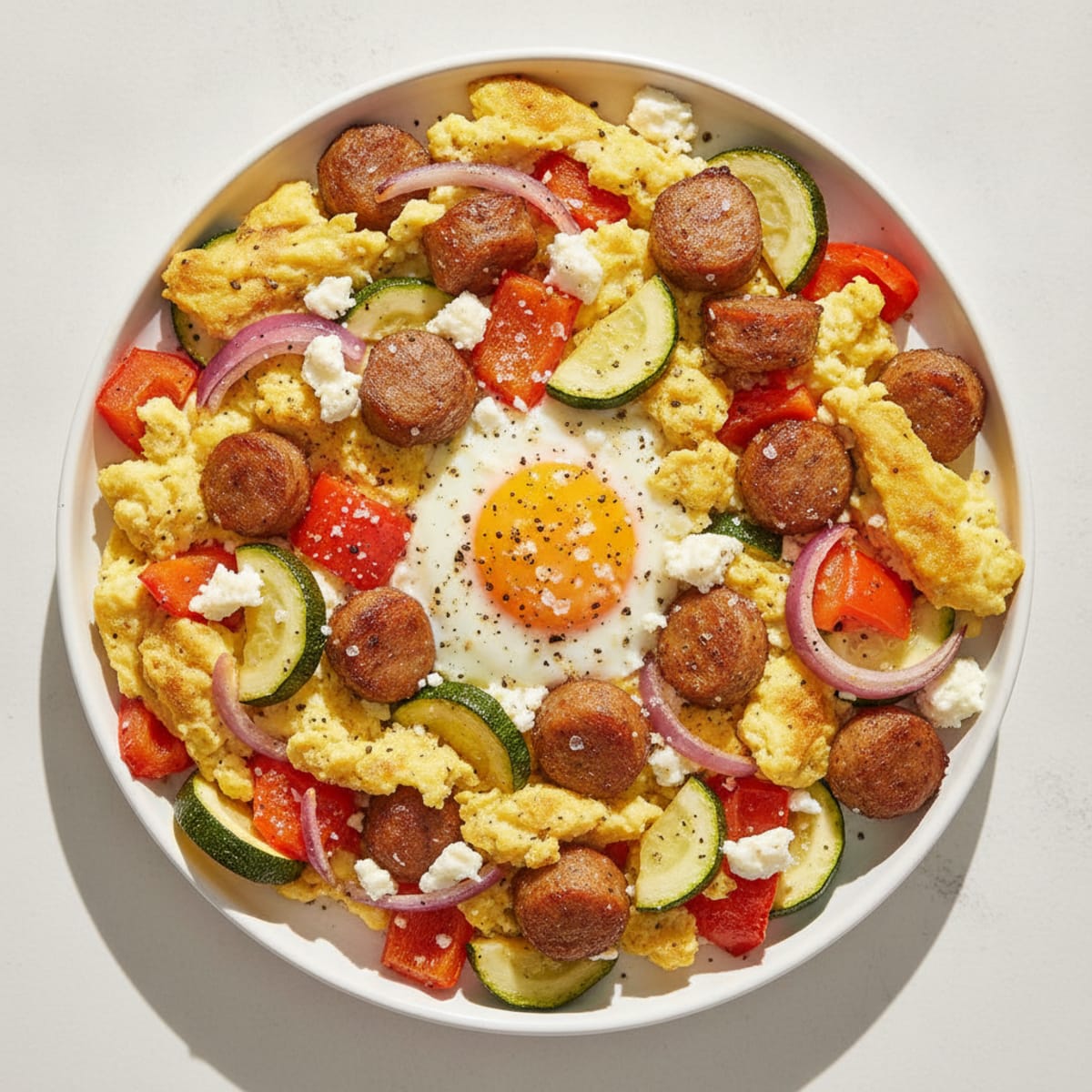 Sheet Pan Eggs with Roasted Vegetables