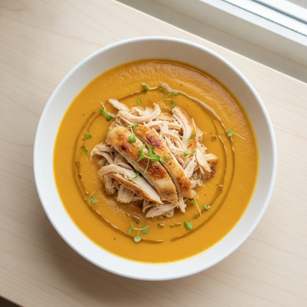 Roasted Butternut Squash Apple Soup