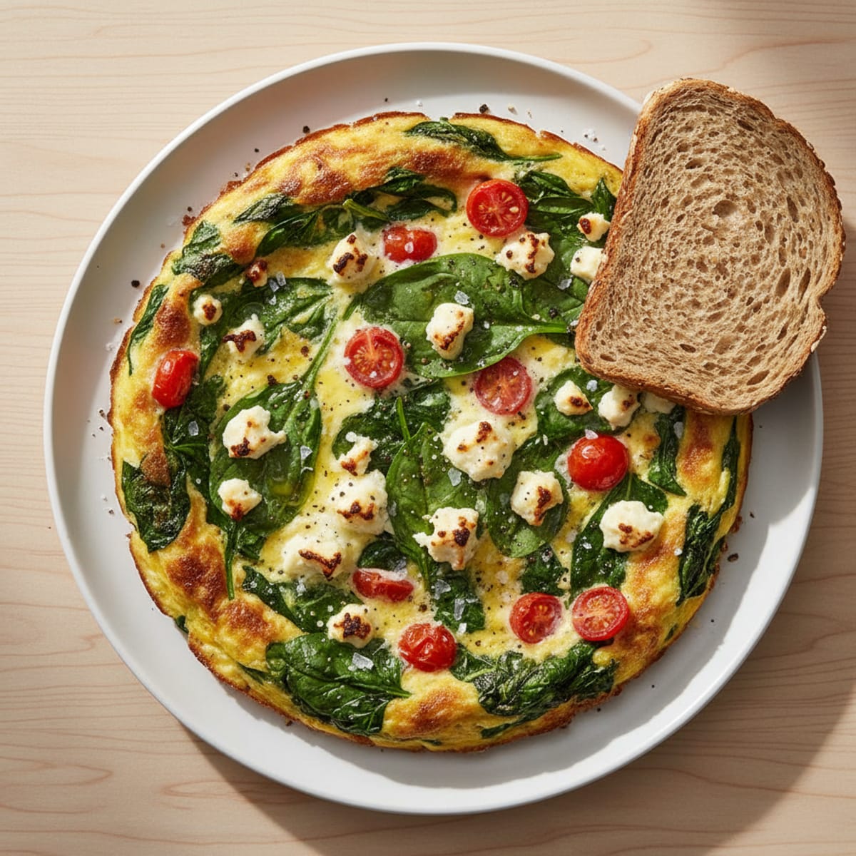 Egg White and Spinach Frittata