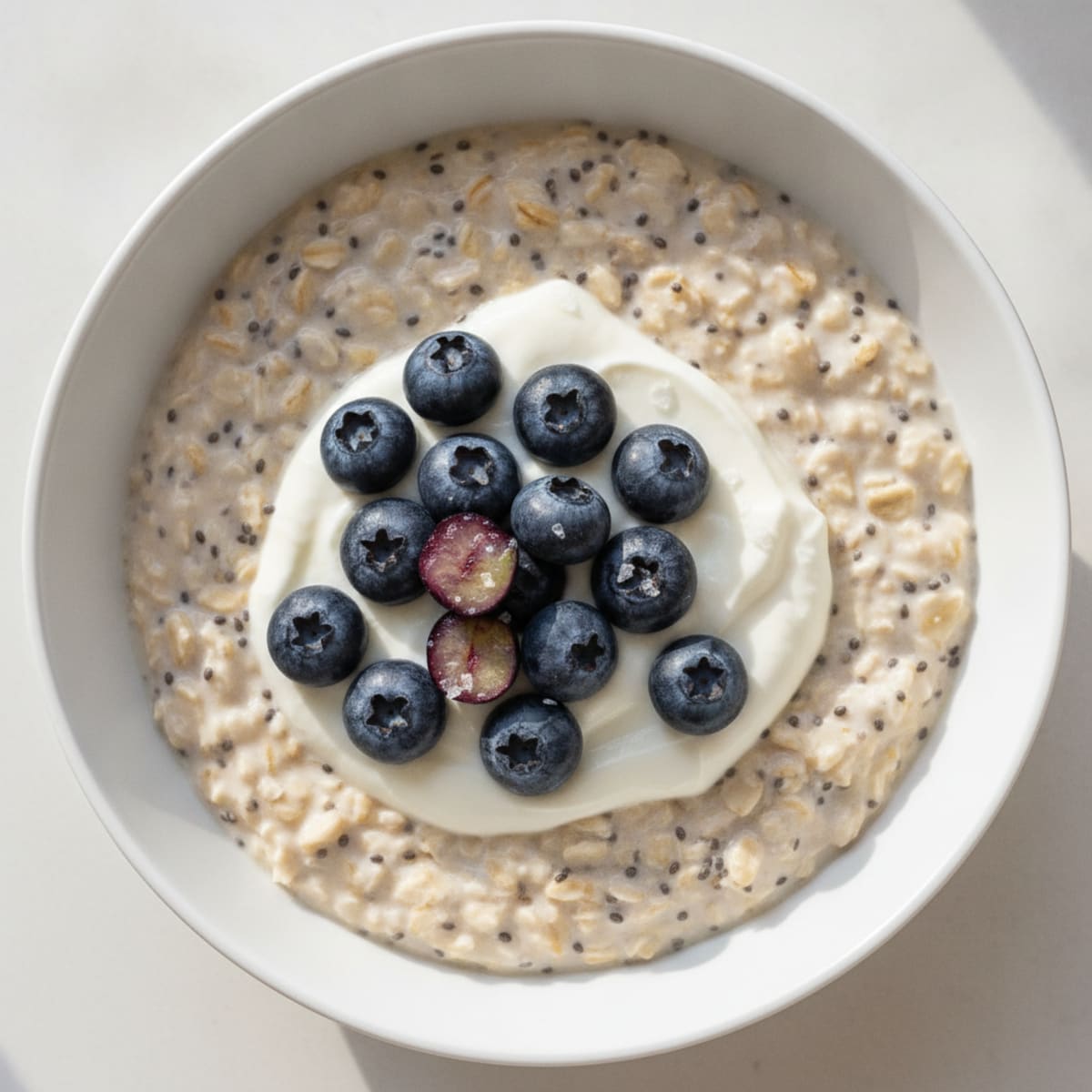 Protein Overnight Oats with Greek Yogurt