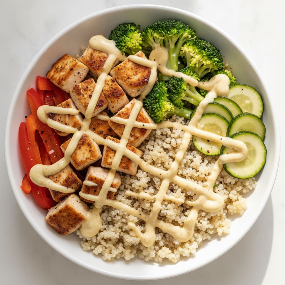 Chicken and Veggie Power Bowl