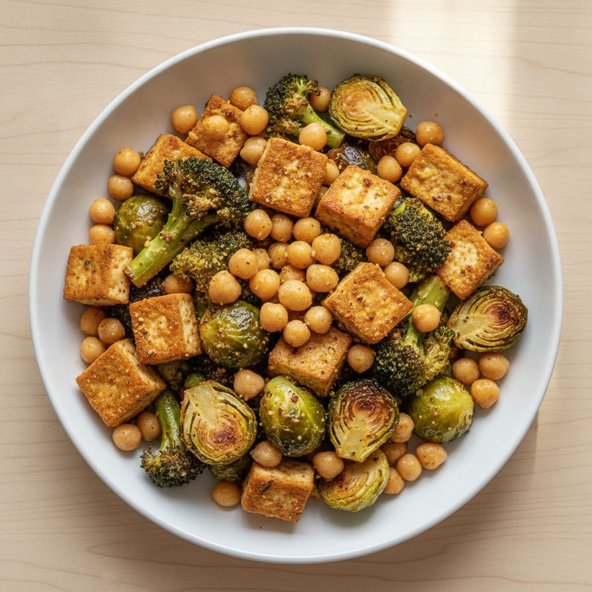 Roasted Vegetable and Chickpea Bowl