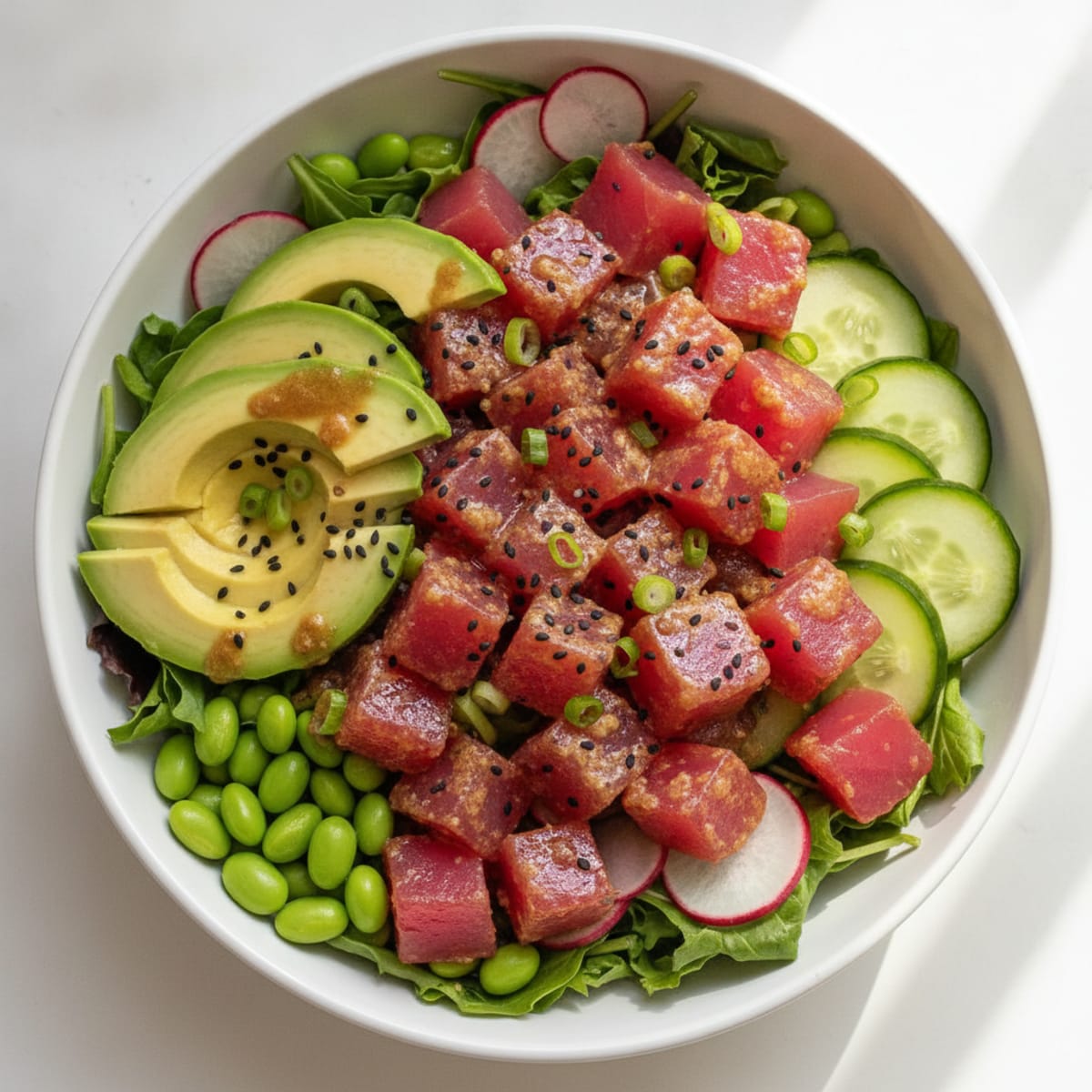 Hawaiian Ahi Tuna Poke Bowl