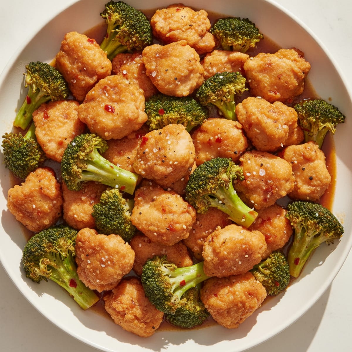General Tso's Chicken with Broccoli