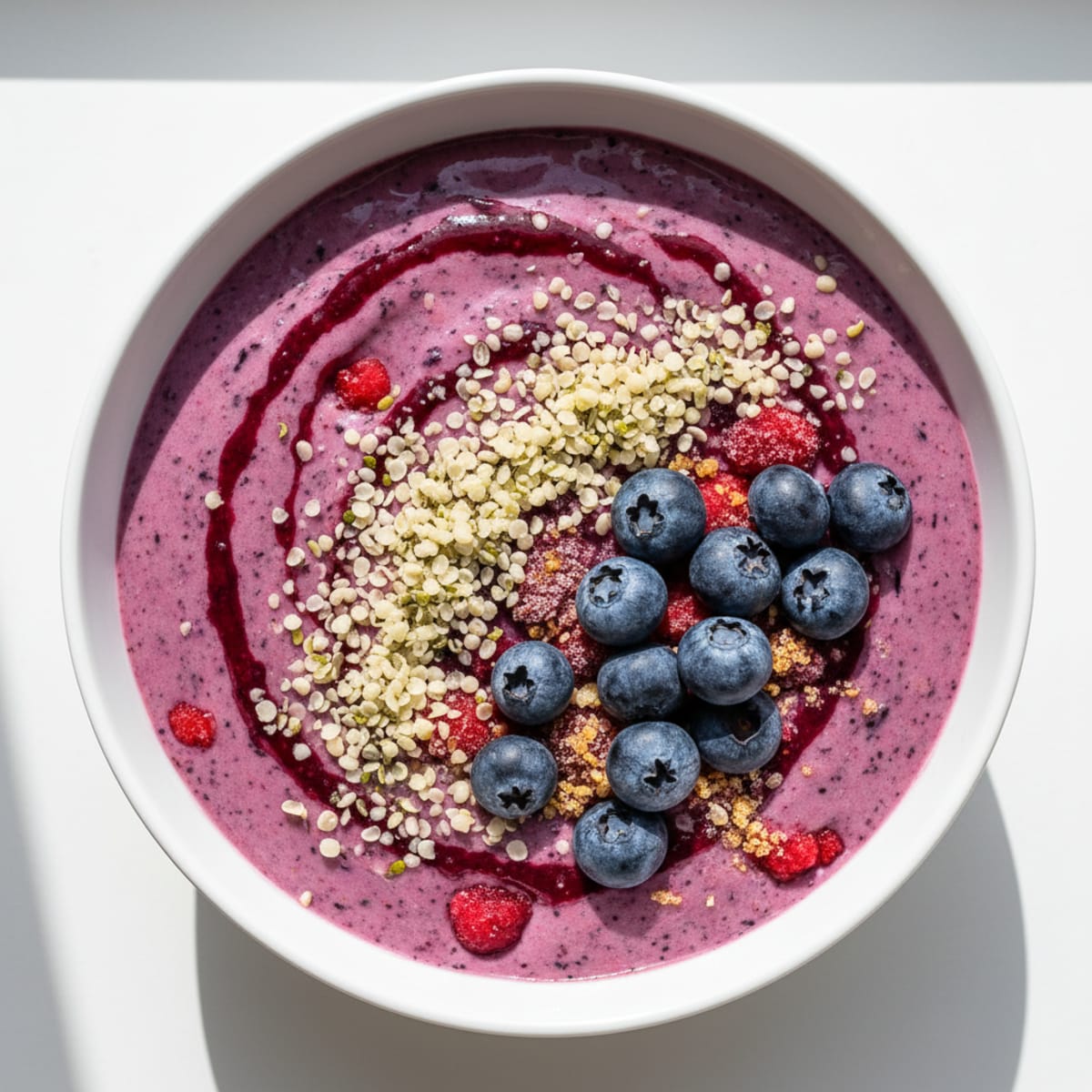 Protein Vanilla Berry Smoothie Bowl