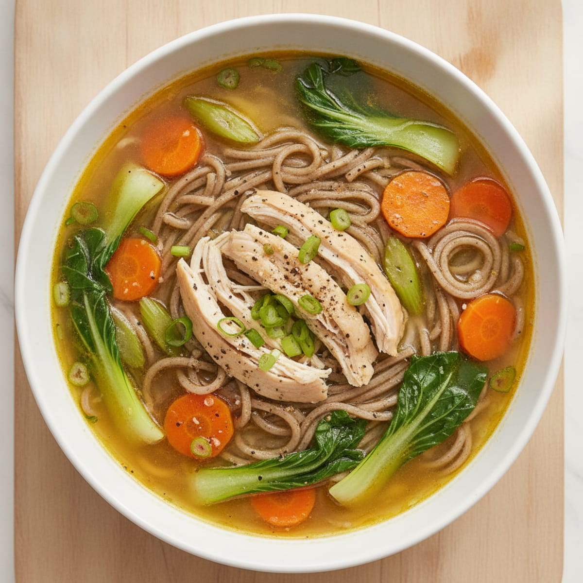 Hearty Vegetable and Noodle Soup