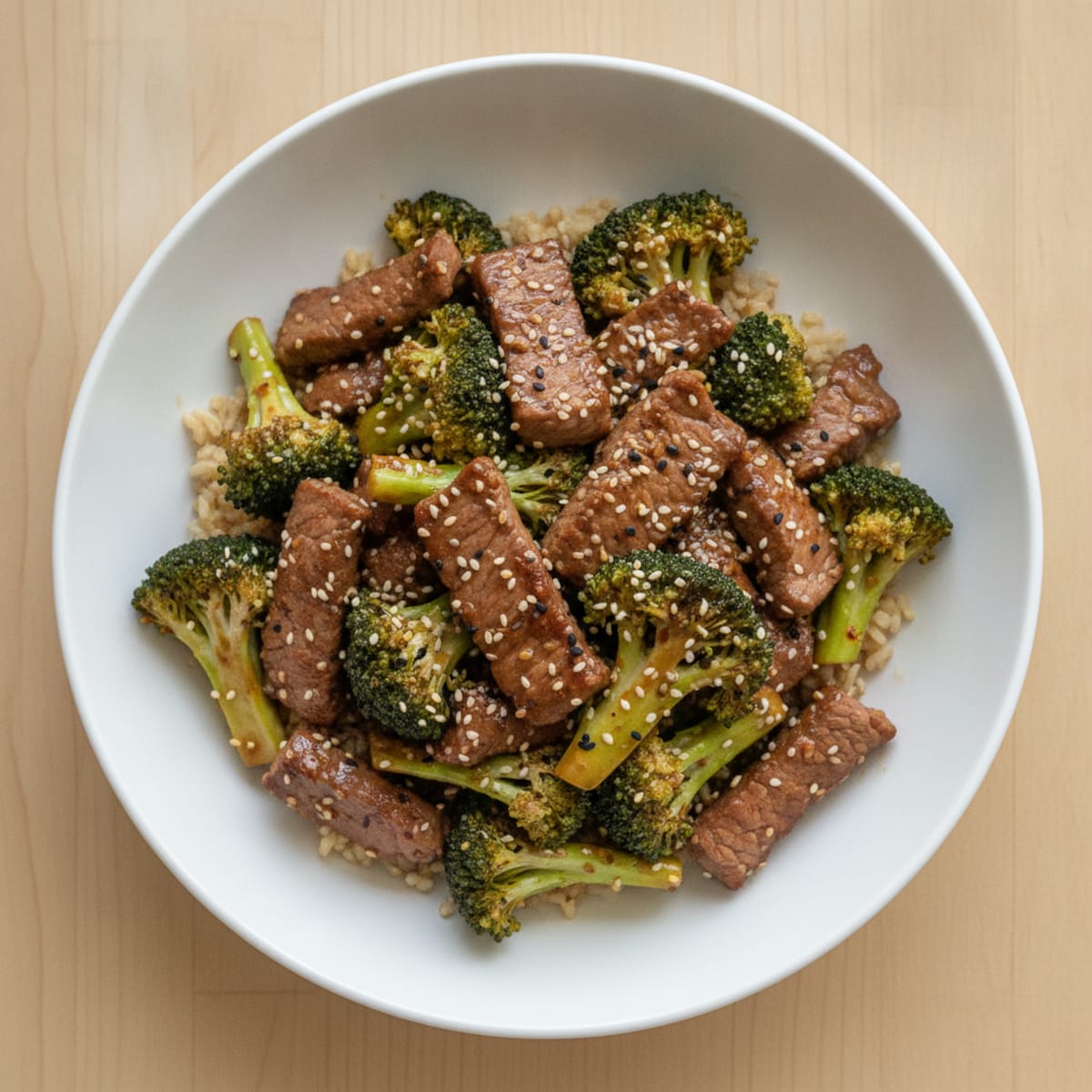 Sesame Beef & Broccoli Stir-Fry