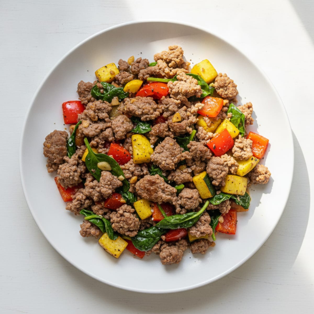 Ground Beef and Vegetable Skillet