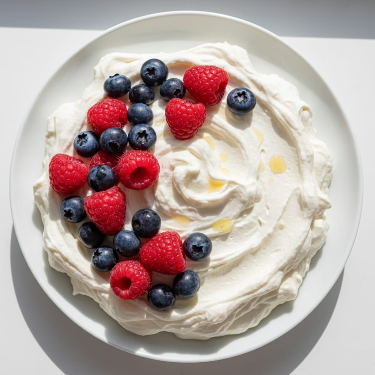 Silky Greek Yogurt Protein Mousse with Berries