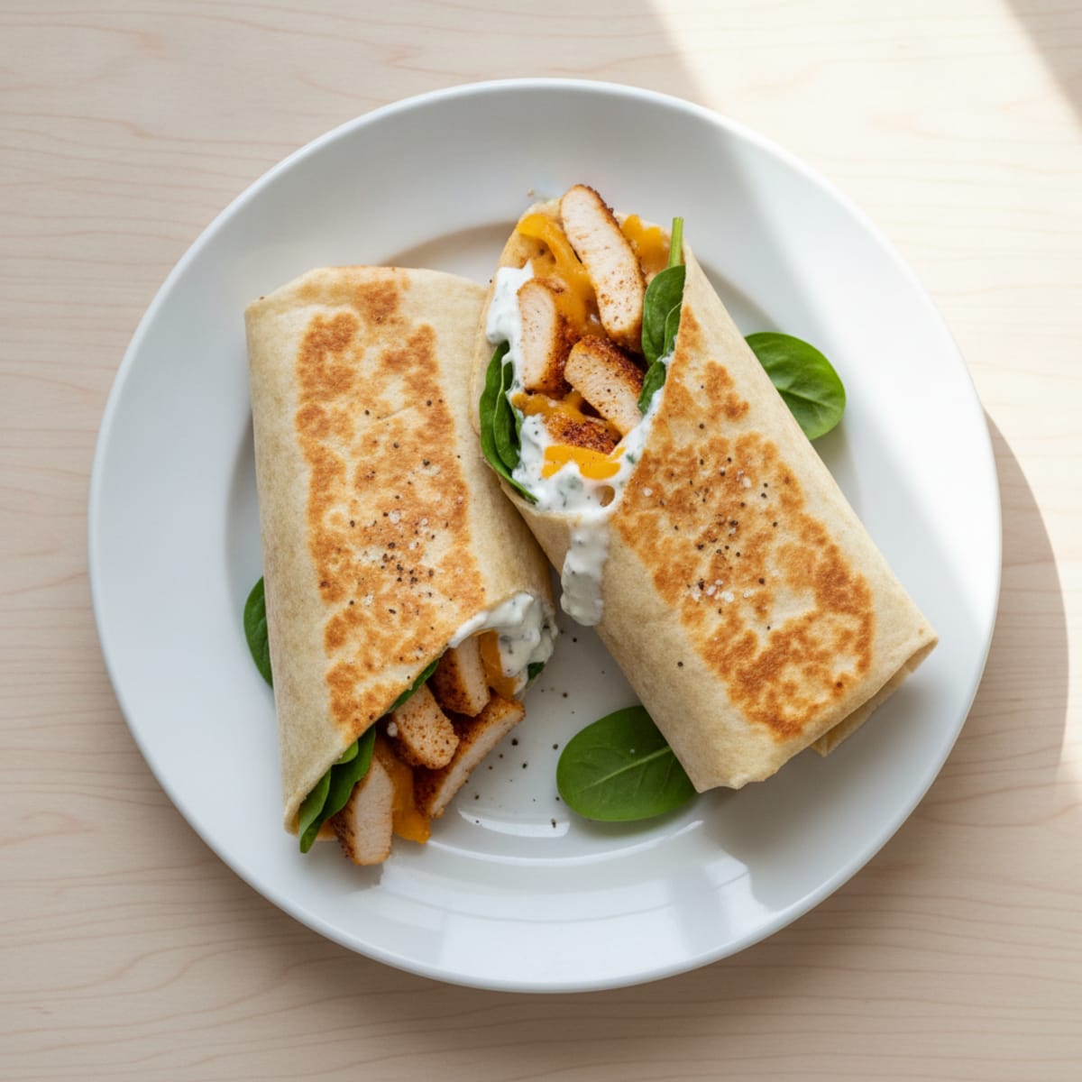 Chicken and Cheese Wrap