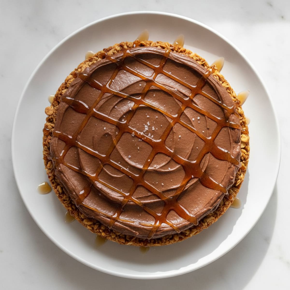 Cacao Mudslide Pie with Maple Drizzle