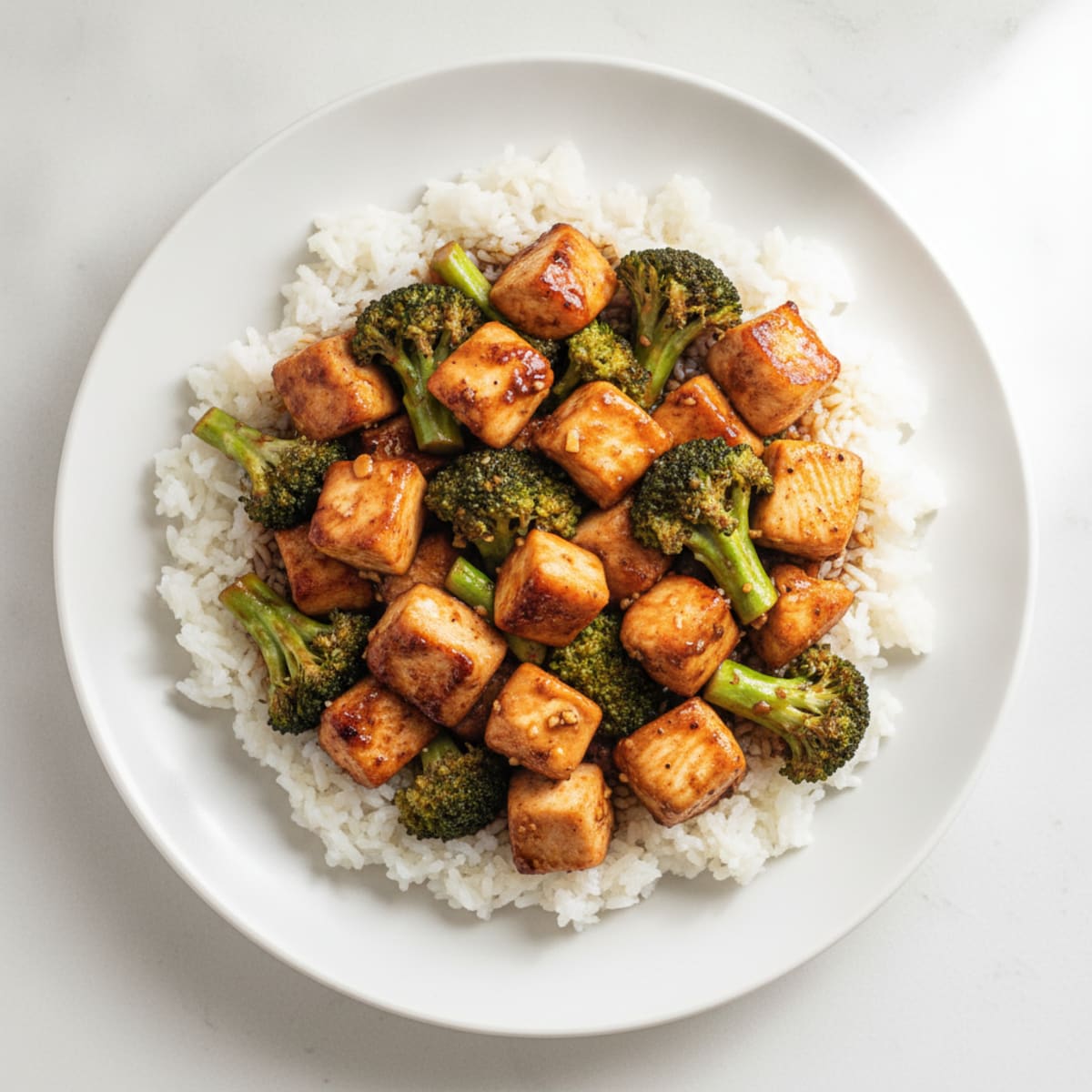 Hoisin Chicken with Broccoli and Rice