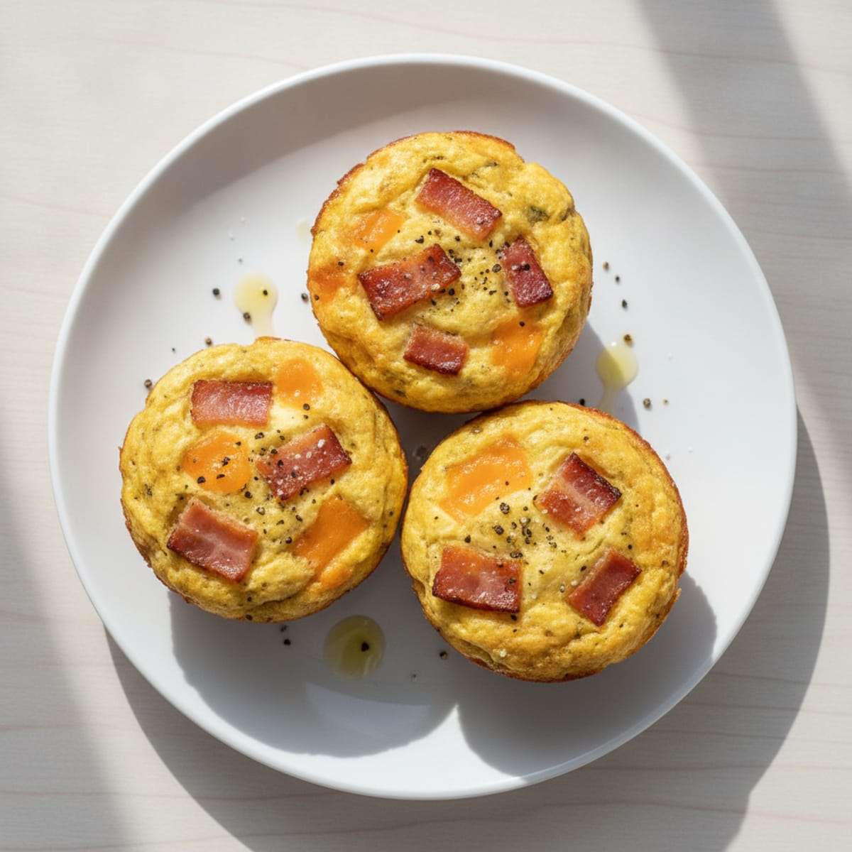 Savory Bacon, Egg, and Cheese Muffins