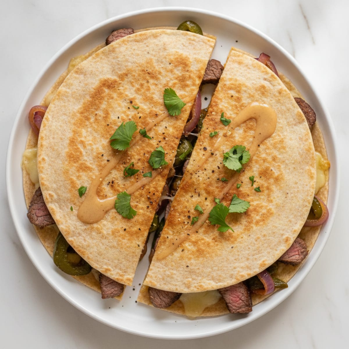 Steak and Poblano Quesadillas