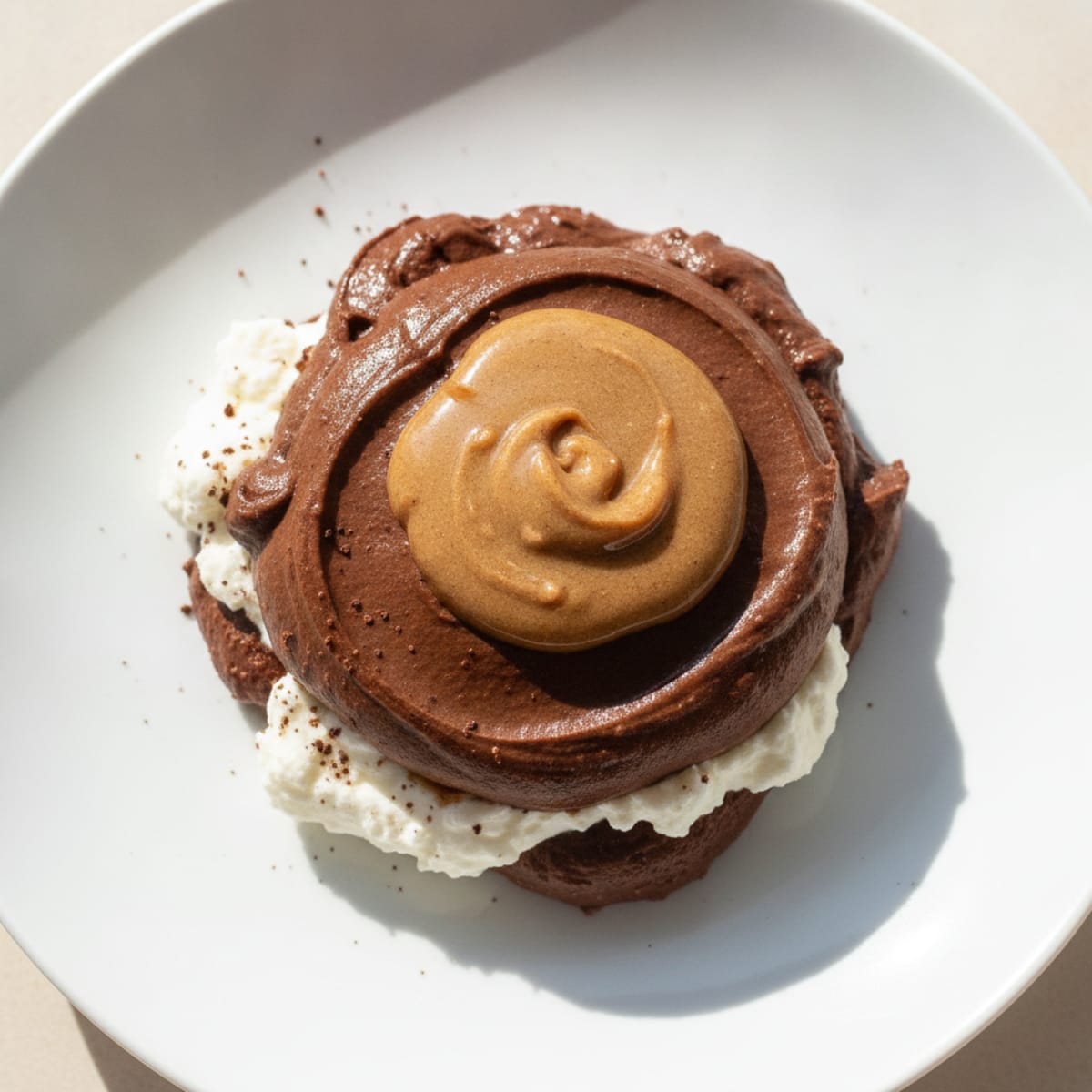 Silky Chocolate Protein Mousse with Greek Yogurt