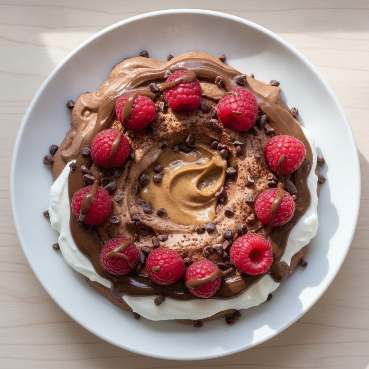 Silky Chocolate Protein Pudding with Greek Yogurt