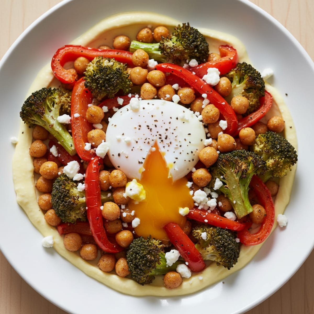 Roasted Vegetable and Chickpea Bowl