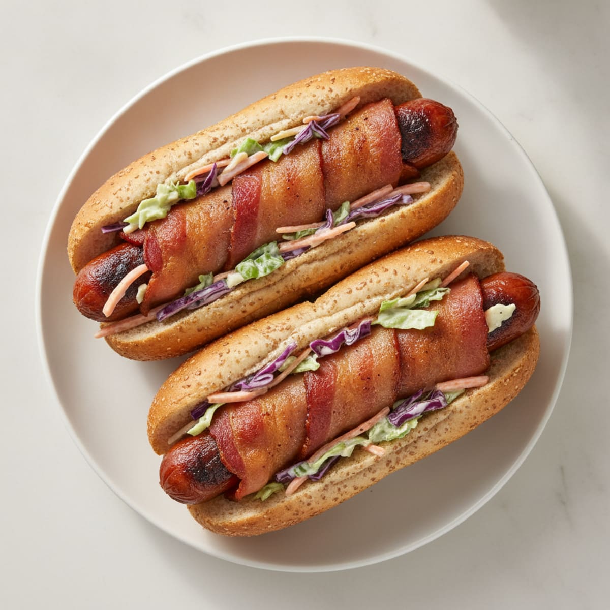 Bacon-Wrapped Hot Dogs