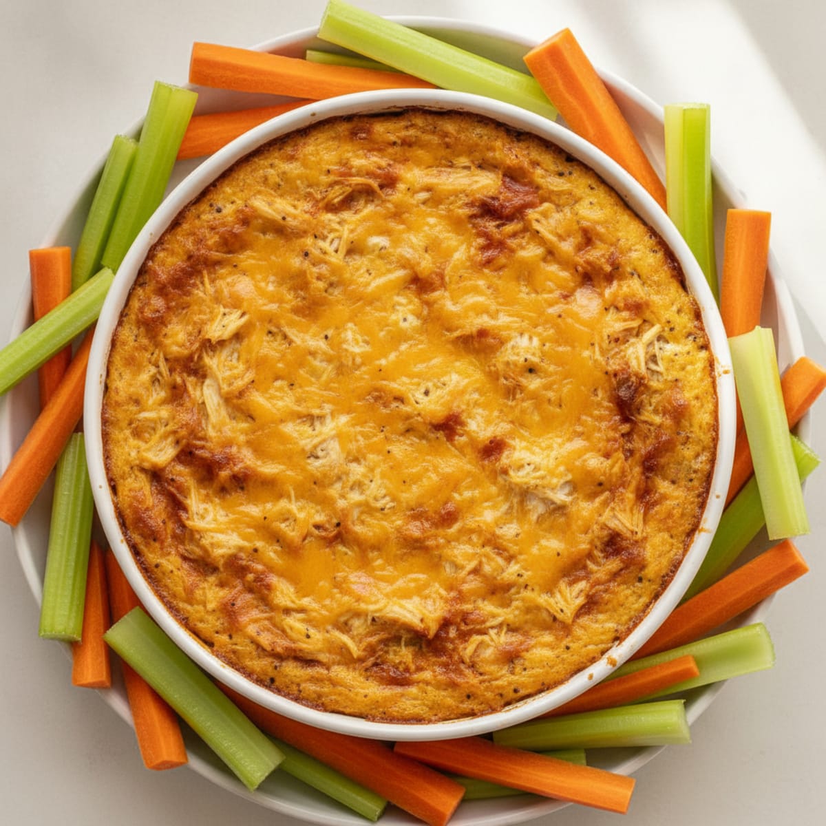 High-Protein Buffalo Chicken Dip