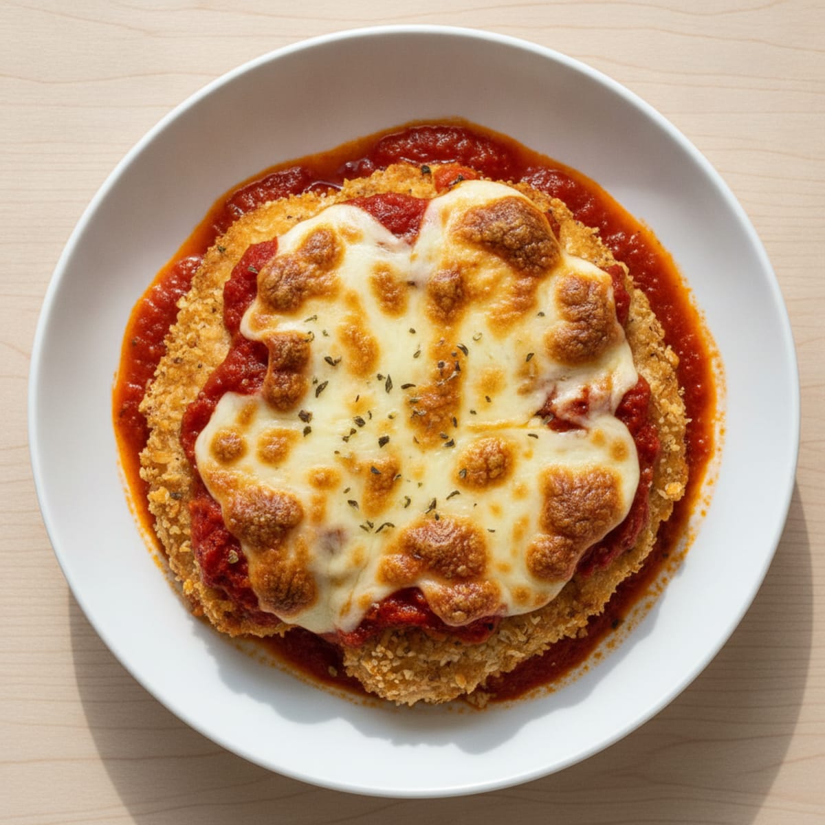 Baked Chicken Parmigiana with Marinara