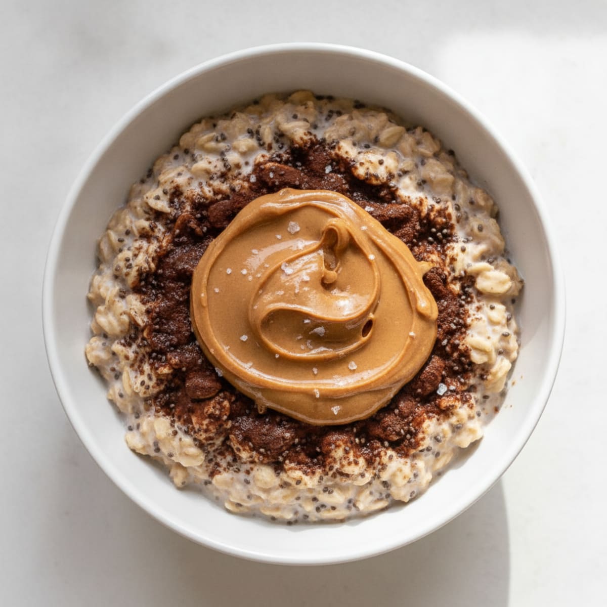 Chocolate Peanut Butter Overnight Oats