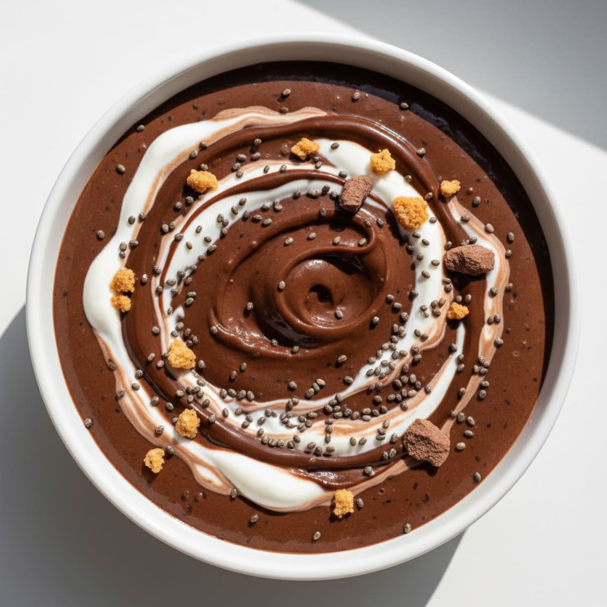 Silky Chocolate Protein Pudding with Greek Yogurt