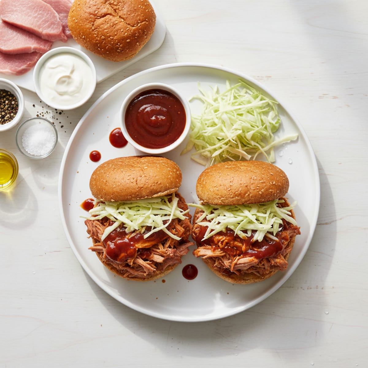 BBQ Pulled Pork Sandwiches