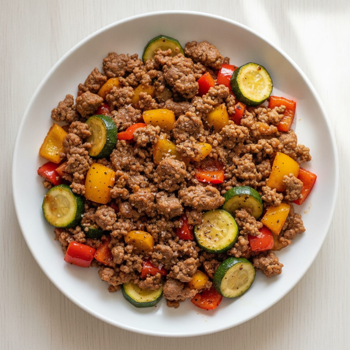 Ground Beef and Vegetable Skillet