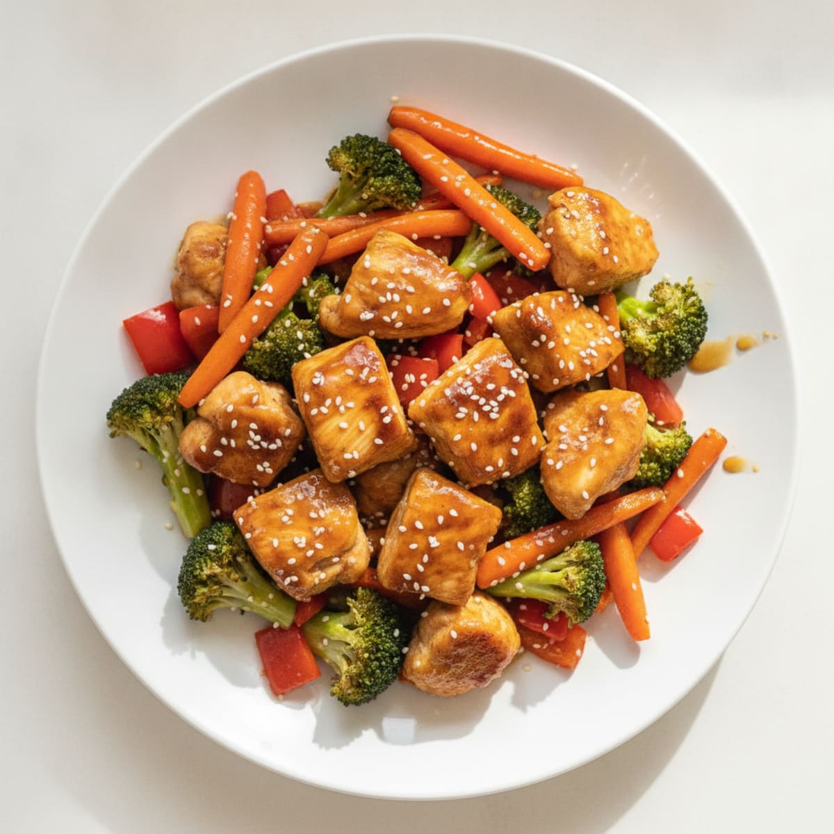 Teriyaki Chicken with Roasted Vegetables