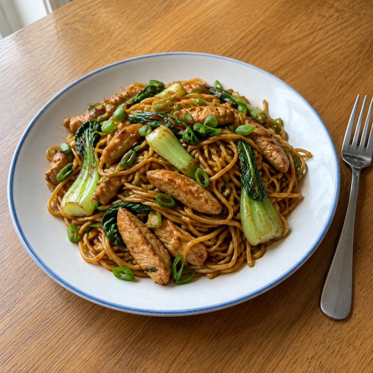 Indonesian migoreng with chicken