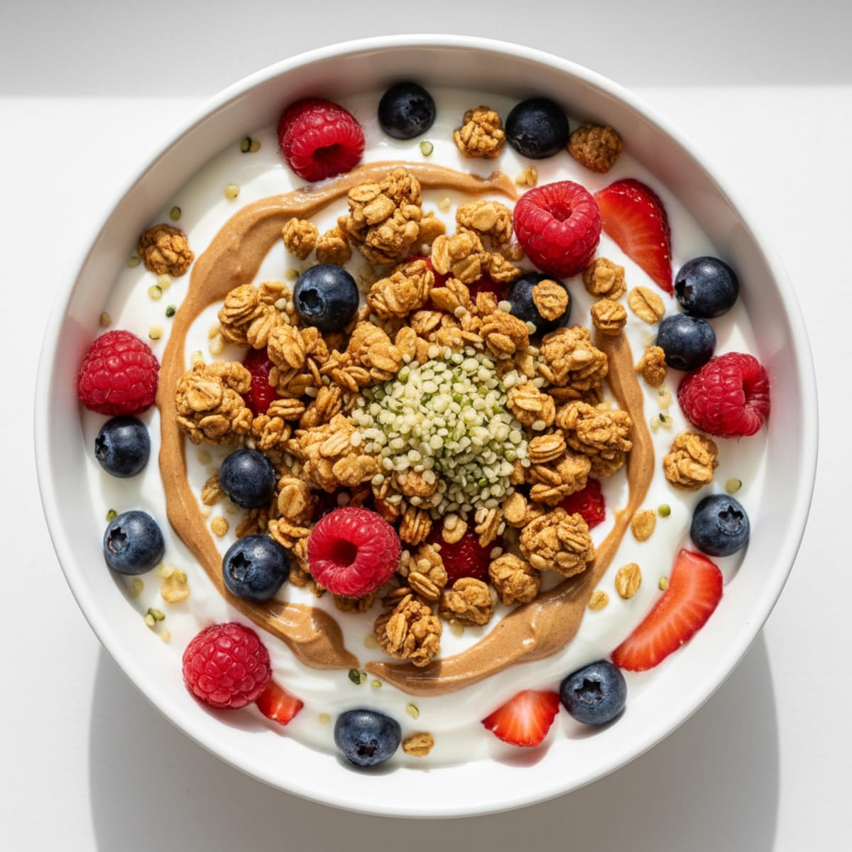Creamy Greek Yogurt Parfait with Protein Granola and Berries