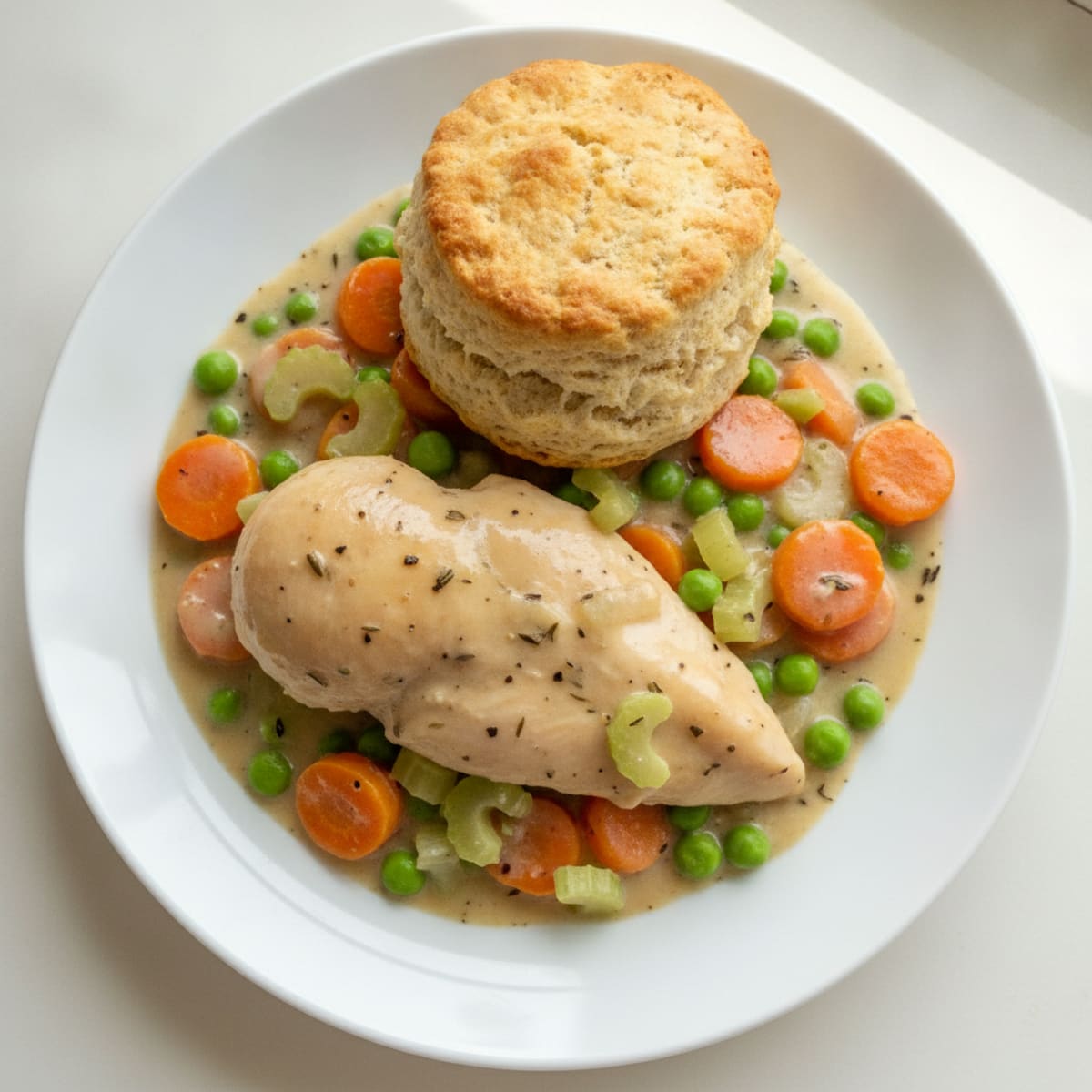 Homestyle Chicken and Buttermilk Biscuits