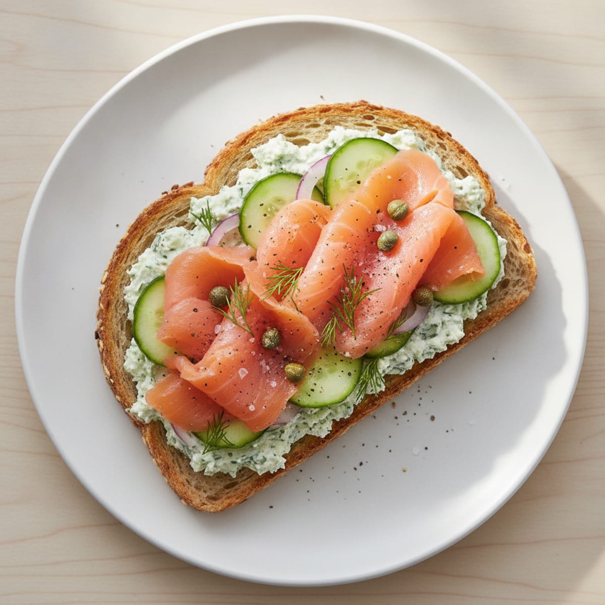 Smoked Salmon with Dill Cream Cheese