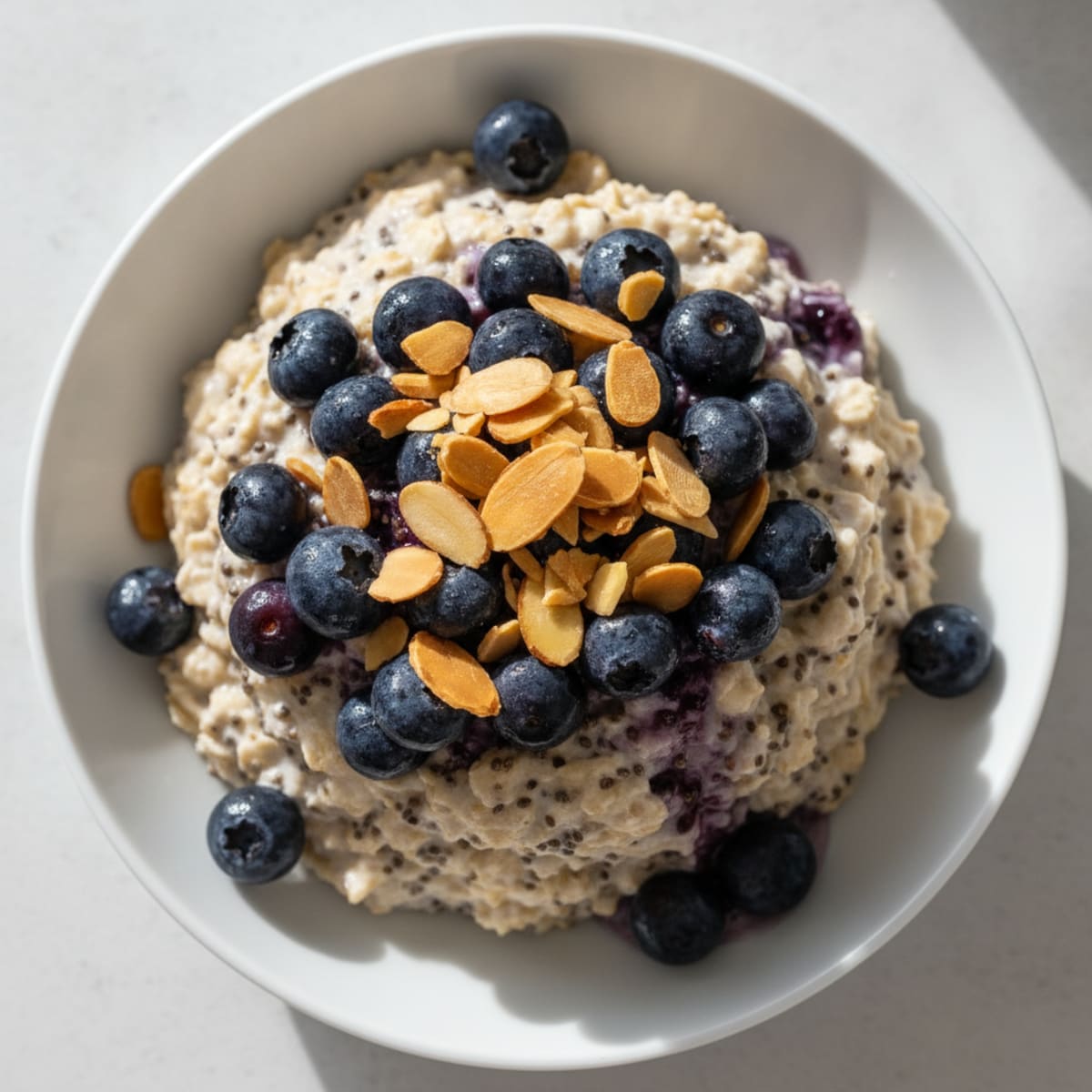 Blueberry Almond Overnight Oats