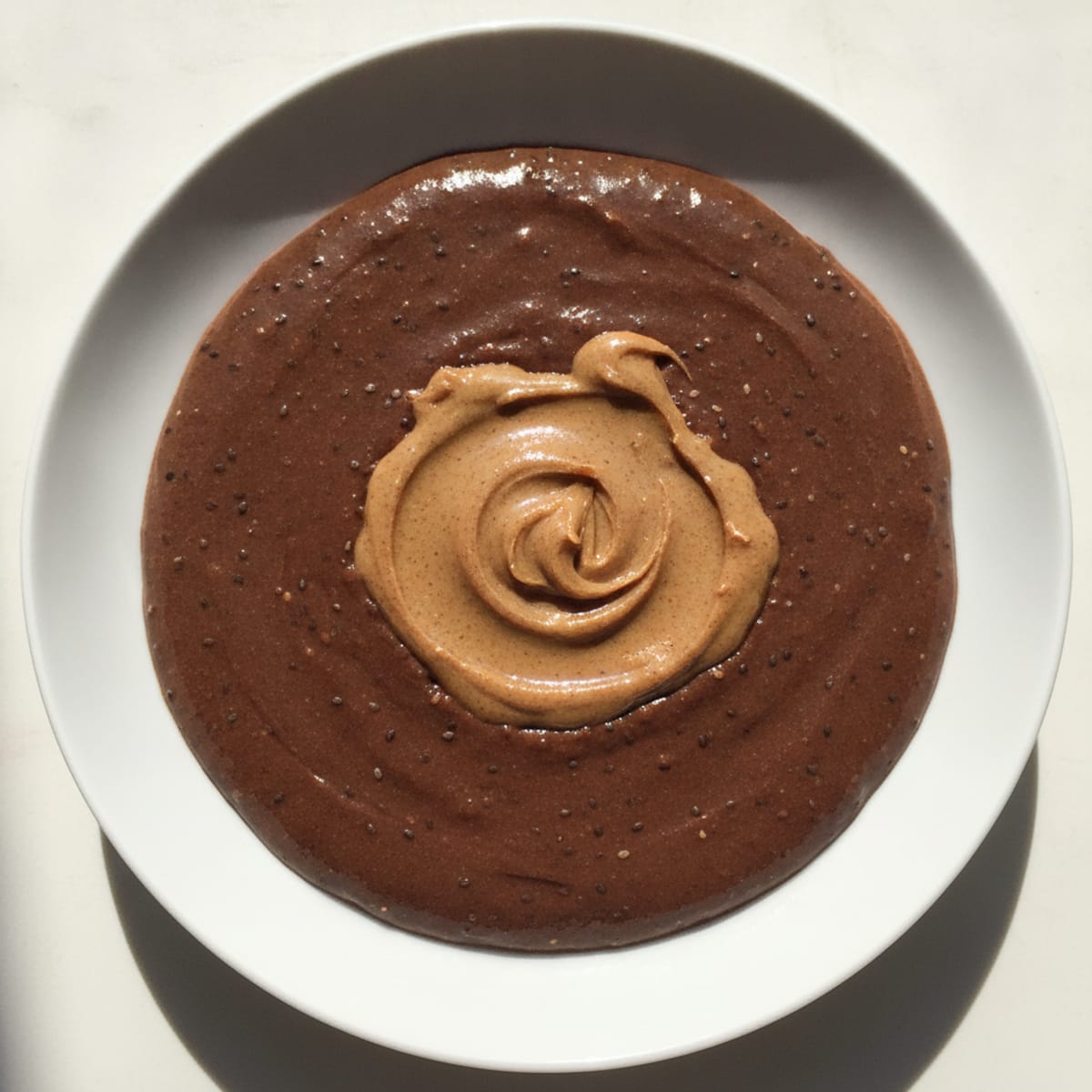 Silky Chocolate Protein Pudding with Chia Seeds