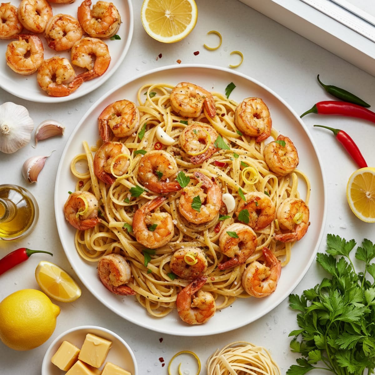 Garlic Butter Prawn Scampi