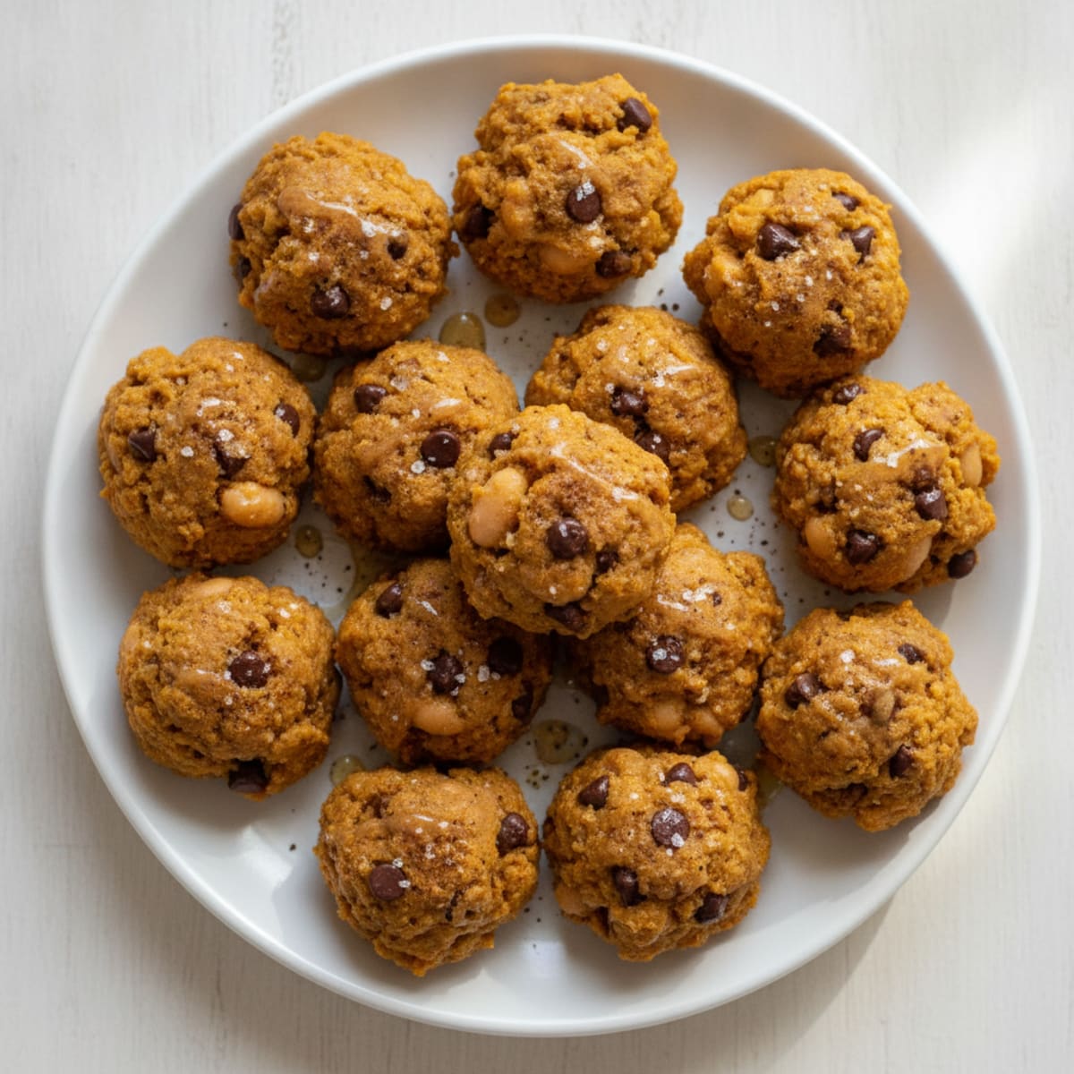 Pumpkin Protein Bites with Chocolate Chips