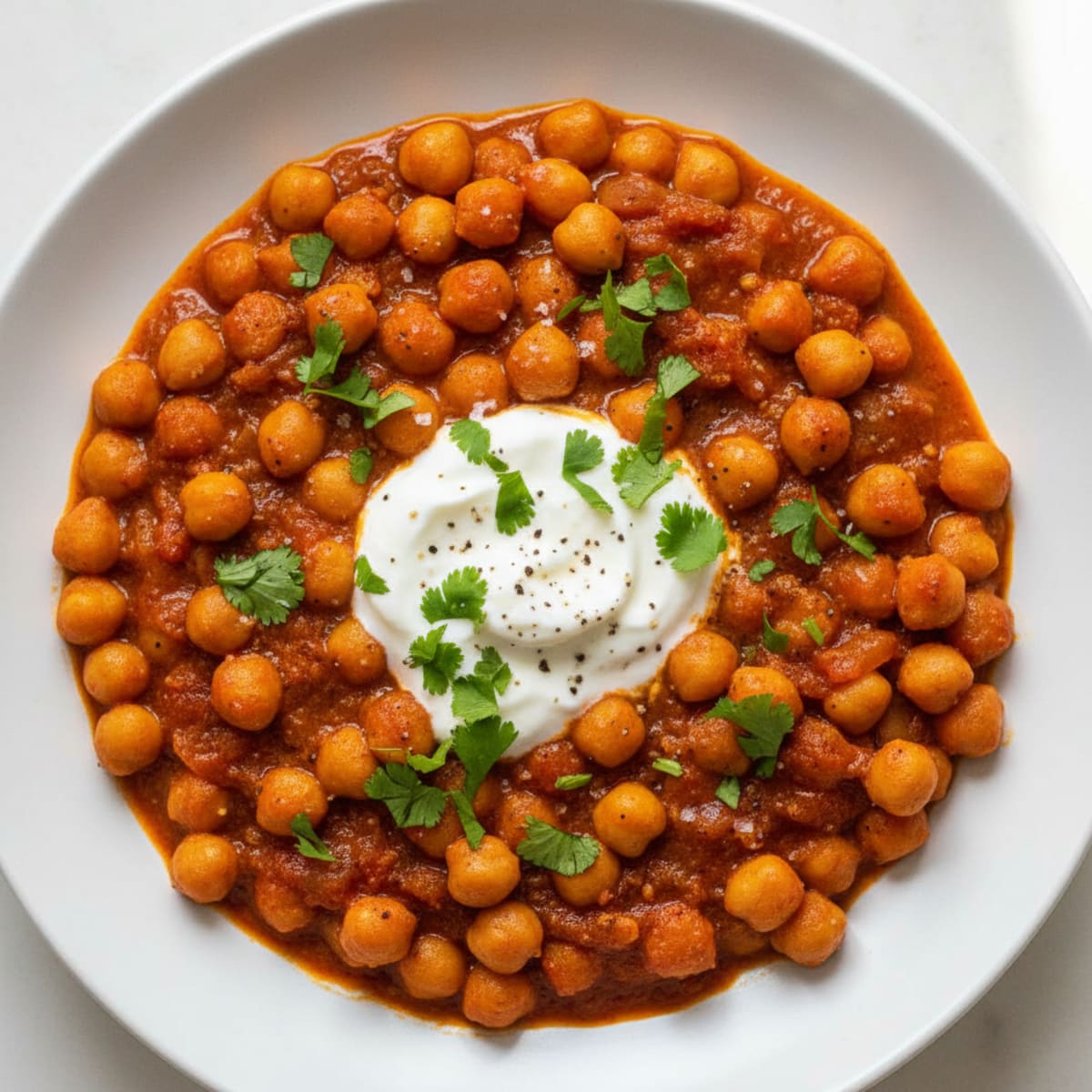 Spiced Chickpea and Tomato Curry