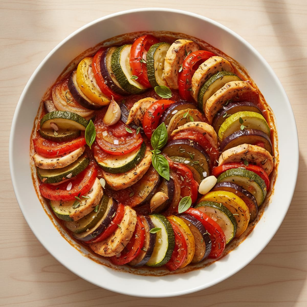 French Vegetable Ratatouille Bake